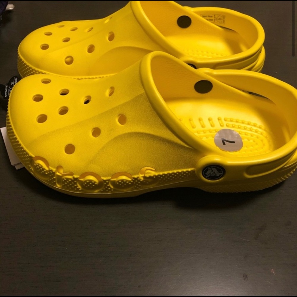 Yellow Crocs